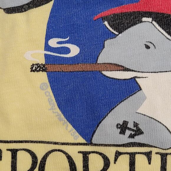 Vintage 80s Shark Tank-Top Small 17x24 Crazy-Shirts Kauai - Picture 10 of 16